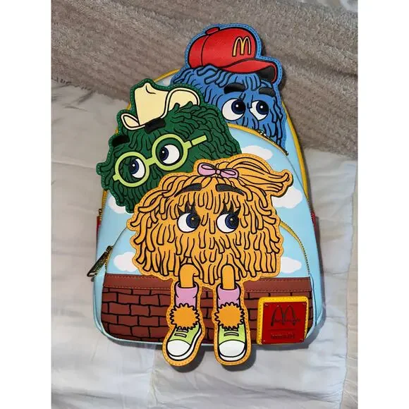 Loungefly McDonald's Small Fry Large Backpack, BNWT - Picture 1 of 5